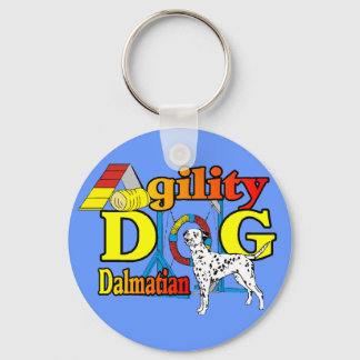 Dalmatian Agility Gifts Keychain