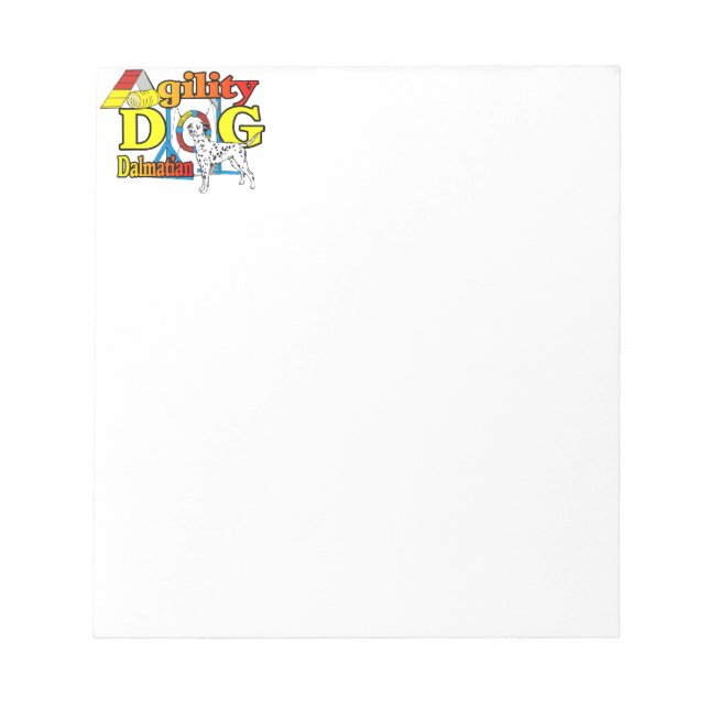 Dalmatian_Agility Notepad (Front)