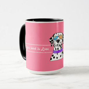 Dalmatian all you need is Love Mug
