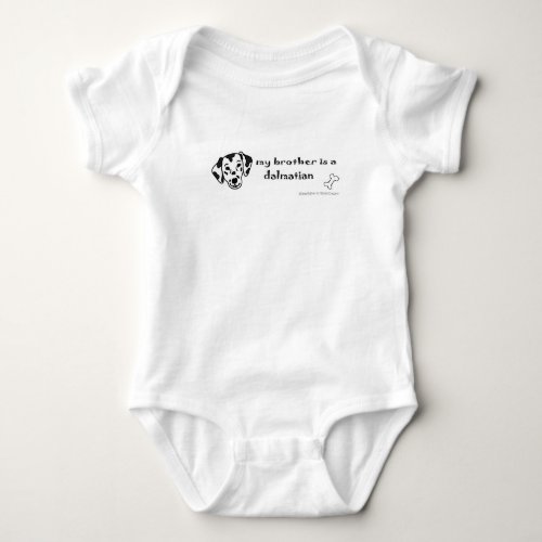 dalmatian baby bodysuit