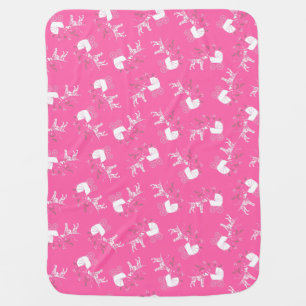 Dalmatian Baby Shower Puppy Dog  Baby Blanket