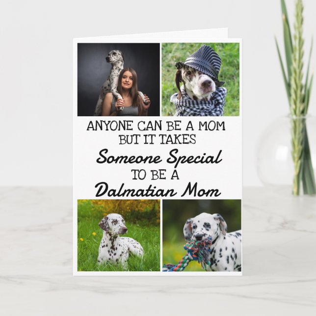 Dalmatian ...Best Mom Mother's Day Card (Front)