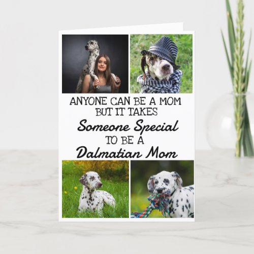 Dalmatian Best Mom Mothers Day Card