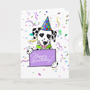 Dalmatian Birthday Card