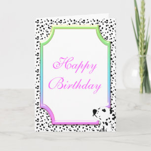 Dalmatian Birthday Card