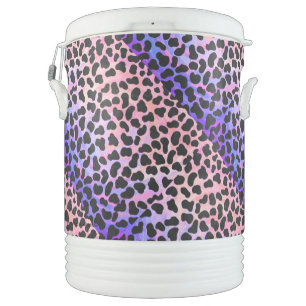 Dalmatian Black and Pink Print Cooler