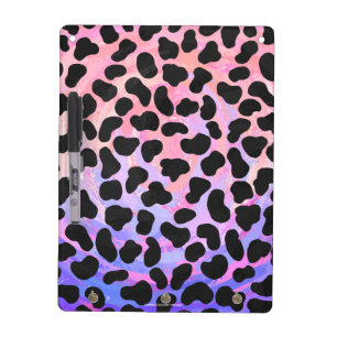 Dalmatian Black and Pink Print Dry-Erase Board