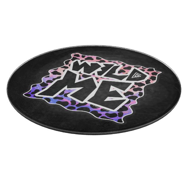 Dalmatian Black and Pink Wild Me Cutting Board (Corner)