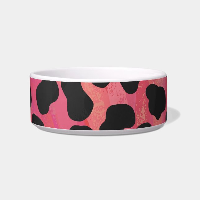 Dalmatian Black and Red Print Bowl (Right)