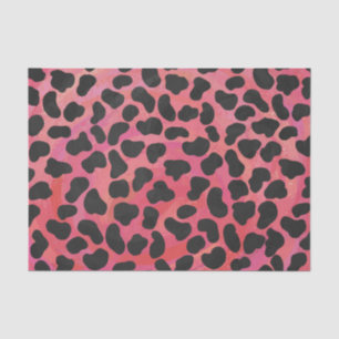 Dalmatian Black and Red Print Tissue Paper