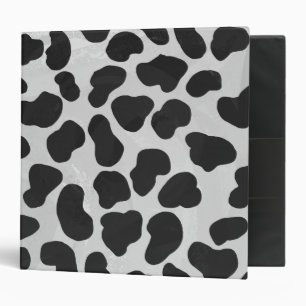 Dalmatian Black and White Print Binder