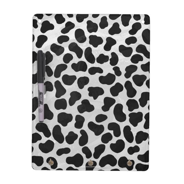 Dalmatian Black and White Print Dry-Erase Board (Front)
