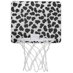 Dalmatian Black and White Print Mini Basketball Hoop