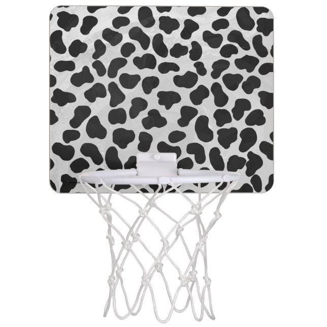 Dalmatian Black and White Print Mini Basketball Hoop (Front)