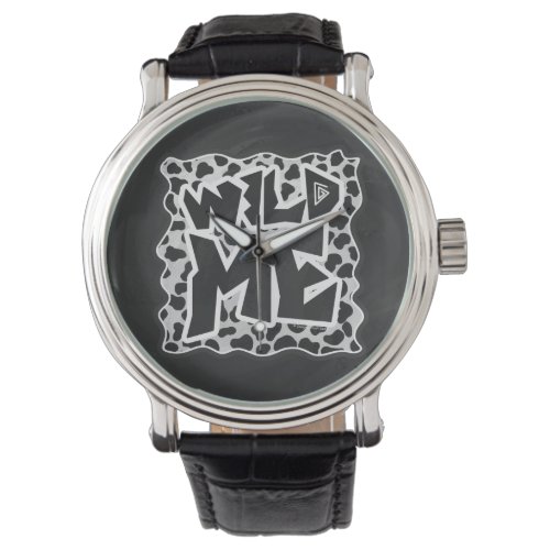 Dalmatian Black and White with Wild Me Watch