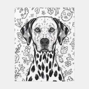 Dalmatian blanket
