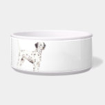 Dalmatian Bowl<br><div class="desc">Dalmations are shown on this lovely pet bowl pet animal dog cat</div>