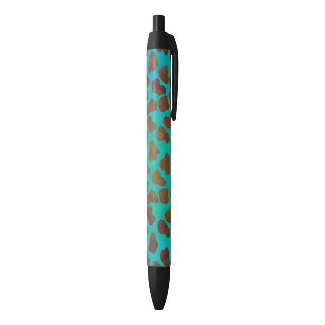 Dalmatian Brown and Teal Print Pen (Bottom (Vertical))