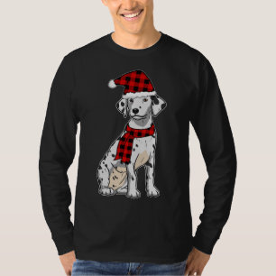 Dalmatian Buffalo Plaid Dalmation Dog Lover Christ T-Shirt