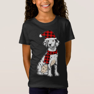 Dalmatian Buffalo Plaid Dalmation Dog Lover Christ T-Shirt