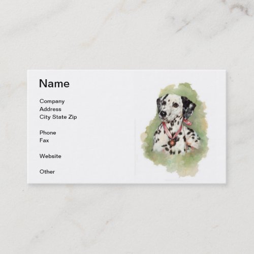 Dalmatian Business Cards