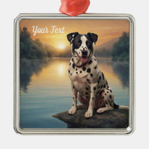 Dalmatian by Lake Metal Ornament