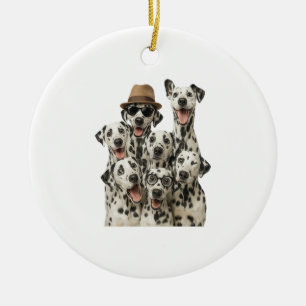 Dalmatian Ceramic Ornament