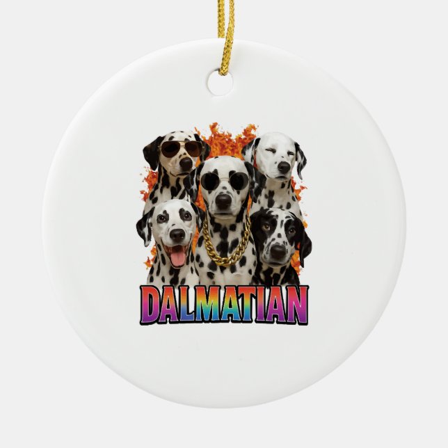 Dalmatian Ceramic Ornament (Front)