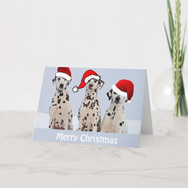 Dalmatian Christmas Card (Front)