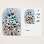 Dalmatian Christmas Gifts (Front & Back)