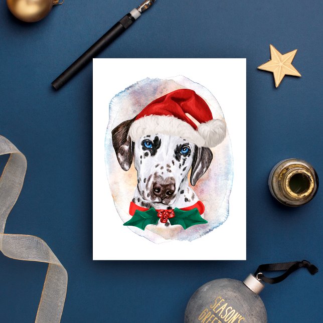 Dalmatian Christmas Gifts For Dogs Lovers Holiday Postcard (Creator Uploaded)