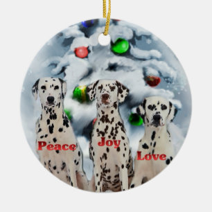 Dalmatian Christmas Gifts Ornaments