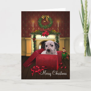 Dalmatian Christmas Holiday Card
