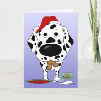 Dalmatian Christmas Holiday Card