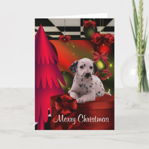 Dalmatian Christmas Holiday Card