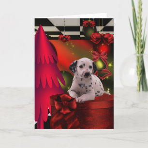 Dalmatian Christmas Holiday Card