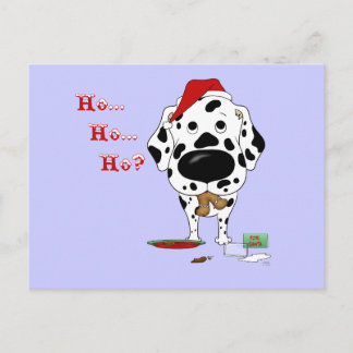 Dalmatian Christmas Holiday Postcard