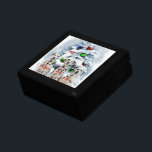 Dalmatian Christmas Jewelry Box<br><div class="desc">Peace,  Joy,  Love. Beautiful dalmatian holiday art make these christmas greeting cards a wonderful way to send your holiday greetings to family and friends.</div>