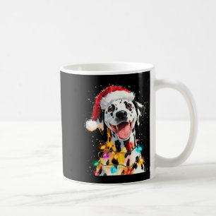 Dalmatian Christmas Womens Long Sleeve  Coffee Mug