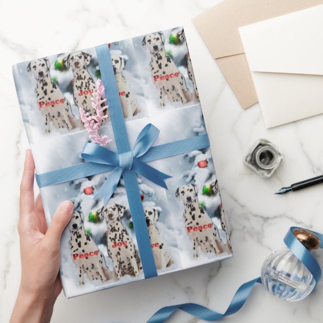 Dalmatian Christmas Wrapping Paper (Gifting)