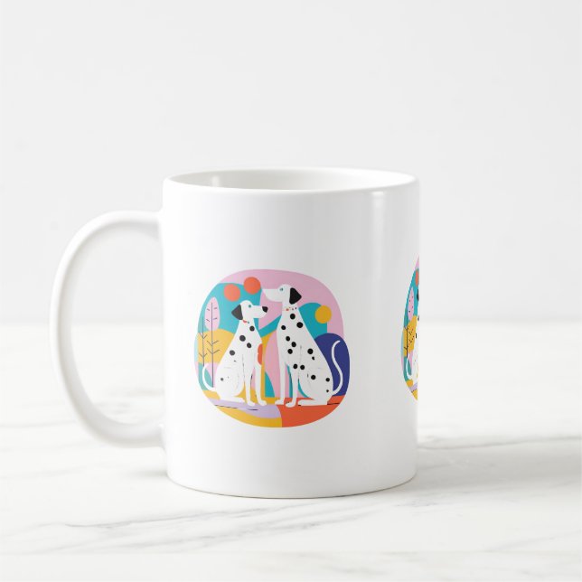 Dalmatian Coffee Mug (Left)