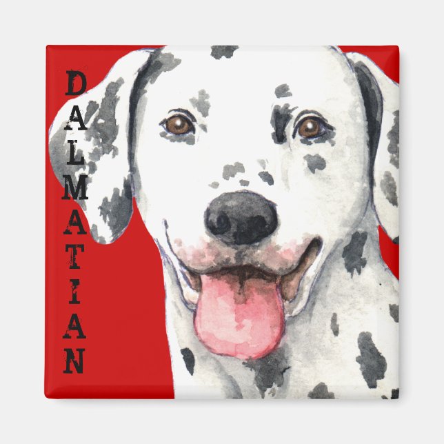 Dalmatian Color Block Magnet (Front)