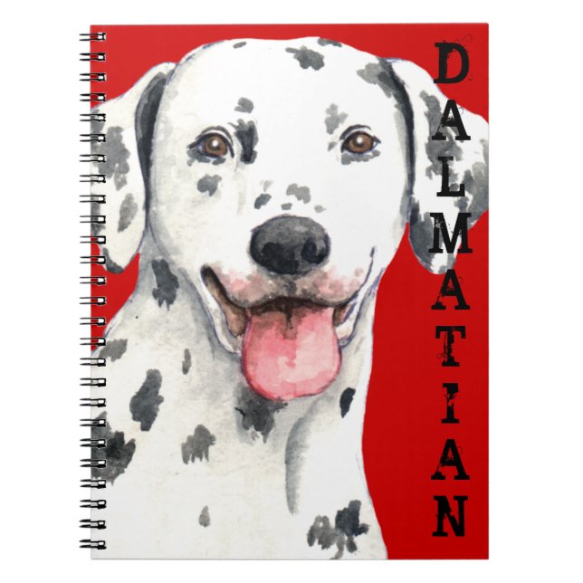 Dalmatian Color Block Notebook (Front)