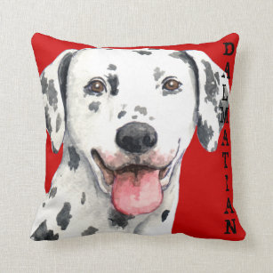 dalmatian throw pillow