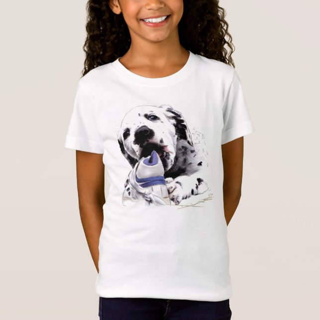 Dalmatian – Color Drawing T-Shirt (Front)
