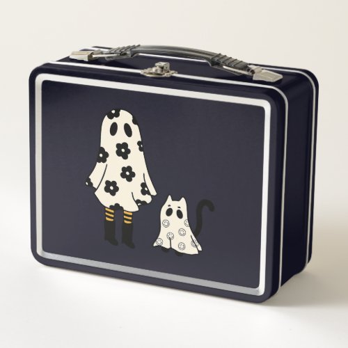 Dalmatian Costume Funny Halloween Puppy Dog Men Wo Metal Lunch Box