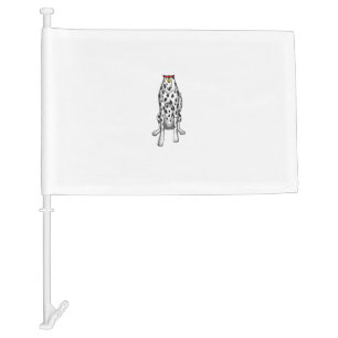 Dalmatian Costume Halloween Cool Simple Animal Fu Car Flag