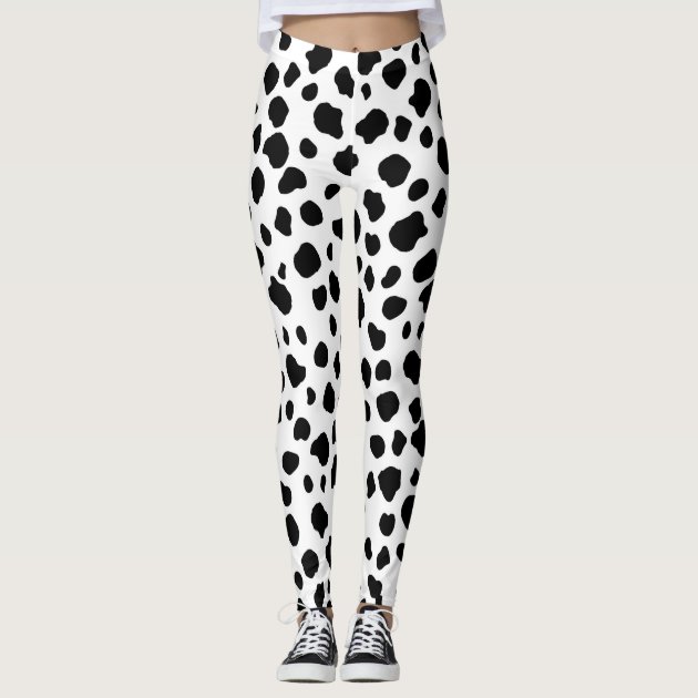 Dalmatian print outlet leggings