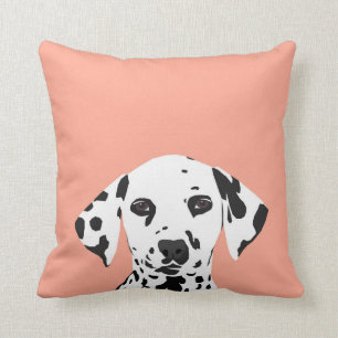 Dalmatian - Cute dog illustration for dog lover Throw Pillow