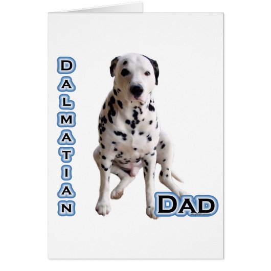 Dalmatian Dad 4 Cards (Front)